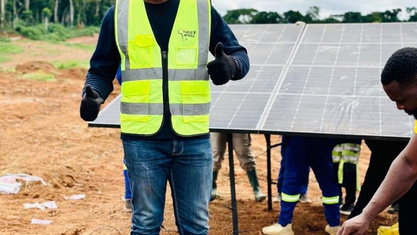 Système de pompage solaire à Ntuison