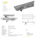 Solar flat light 100w